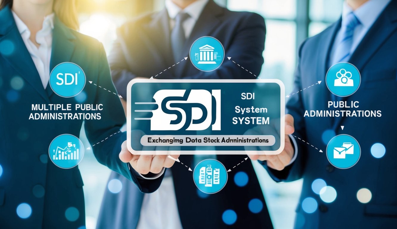 Un sistema SDI che scambia dati con più amministrazioni pubbliche, ciascuna rappresentata dal proprio codice SDI unico.