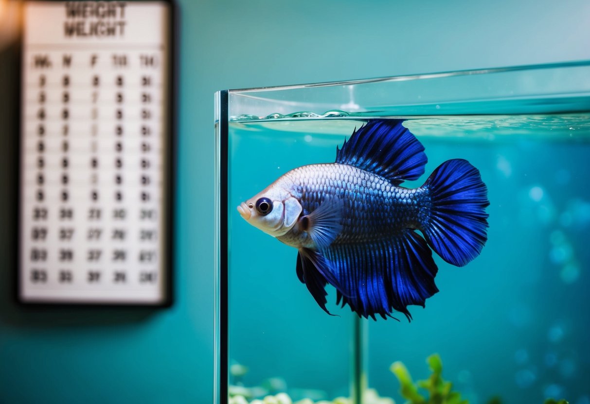 Betta Fish Weight Chart Essential Growth Reference Guide Badman's