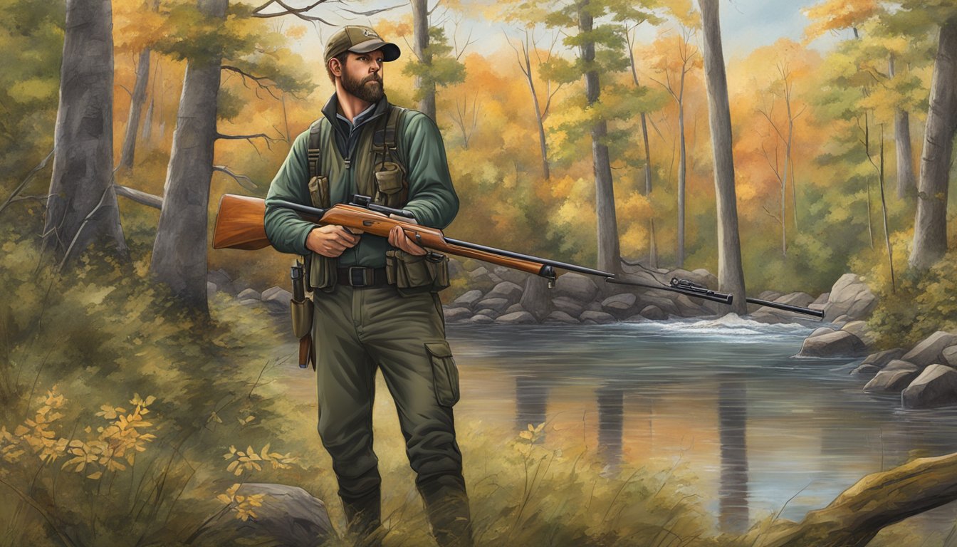 A hunter in Connecticut acquires a license and undergoes firearm education