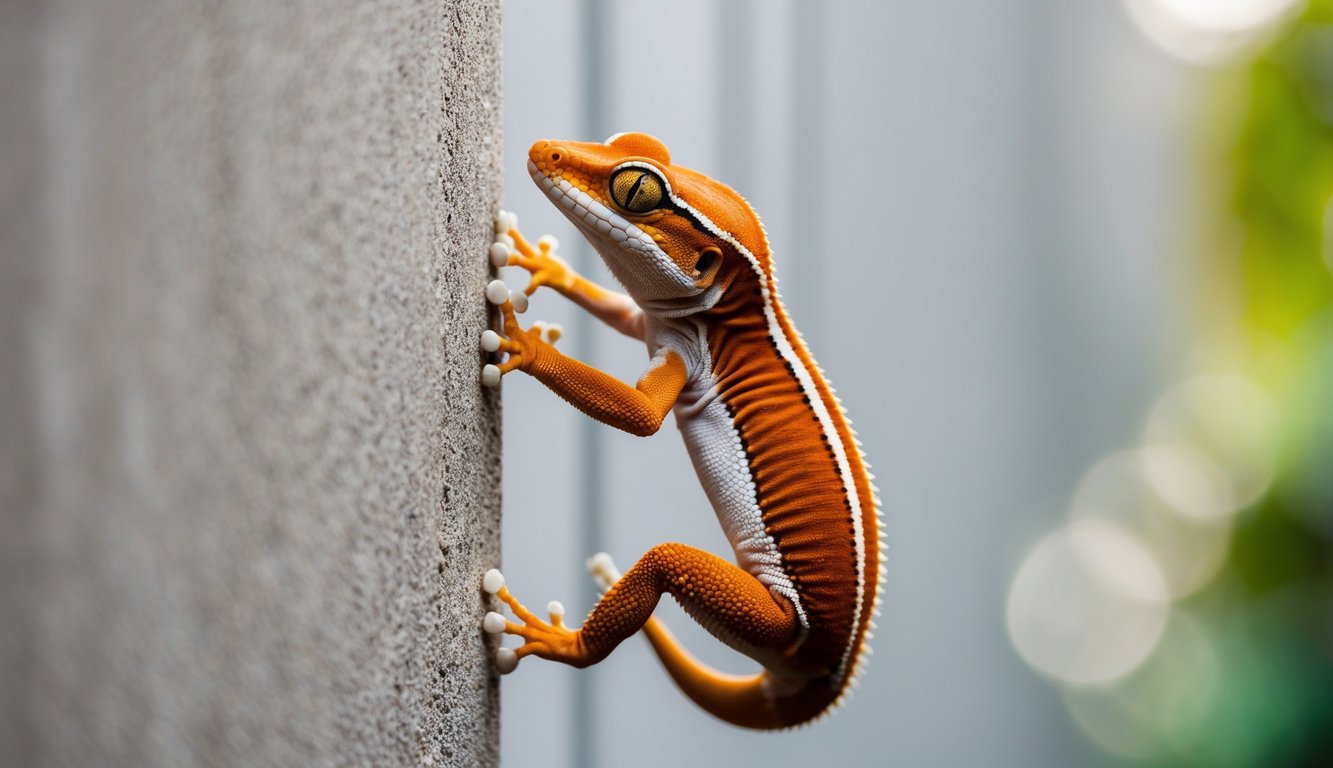 How Do Geckos Stick to Walls and Ceilings?