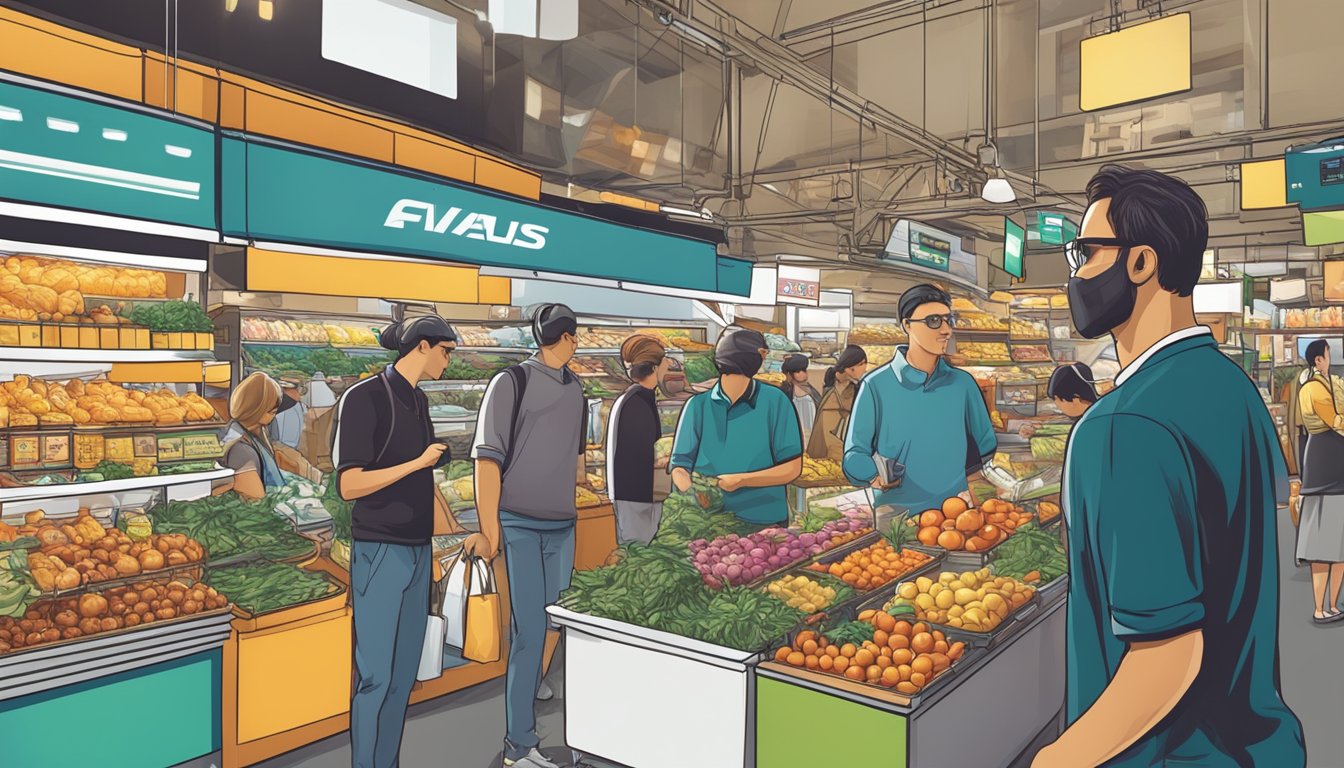 Et unikt logo som vises frem på et produkt, og fanger oppmerksomheten til en kunde i et travelt marked