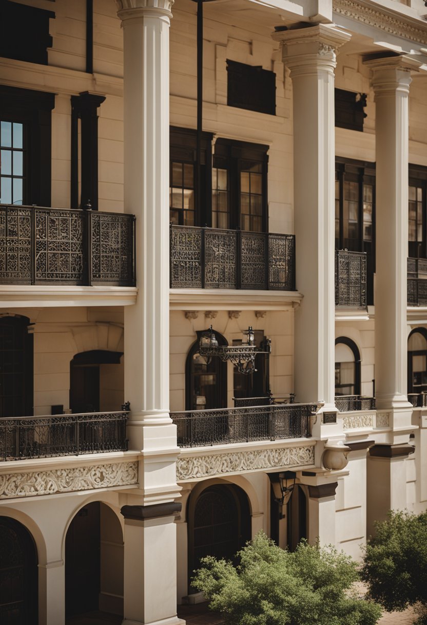 The historic Waco Foundation museum displays vintage artifacts in a grand, ornate building with intricate architectural details