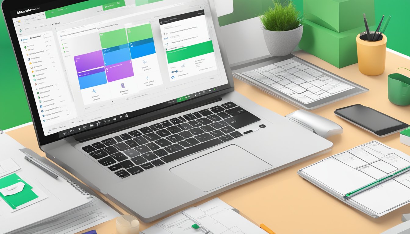 En dataskjerm som viser MailerLite-plattformen med ulike integrasjons- og utvidelsesalternativer uthevet
