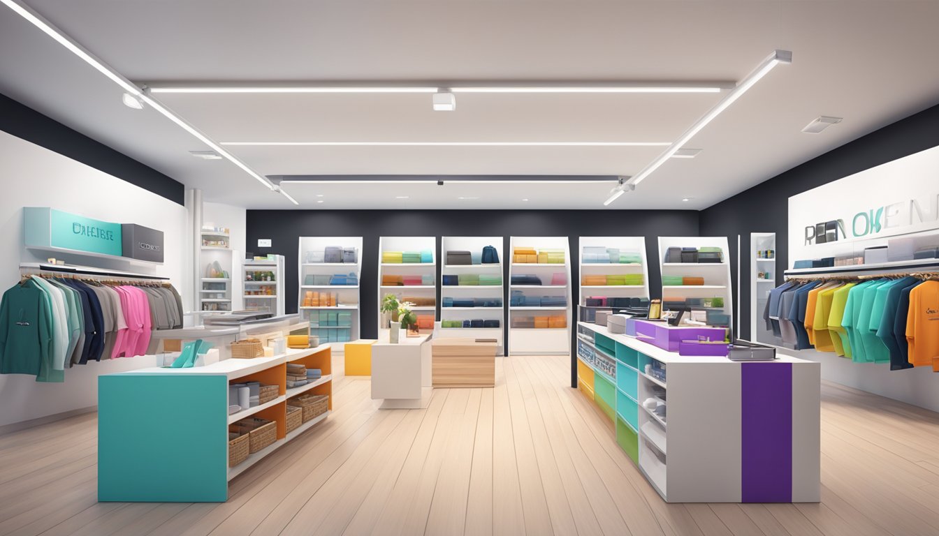 En moderne, strømlinjeformet nettbutikk med banebrytende teknologi og innovative produkter vist frem