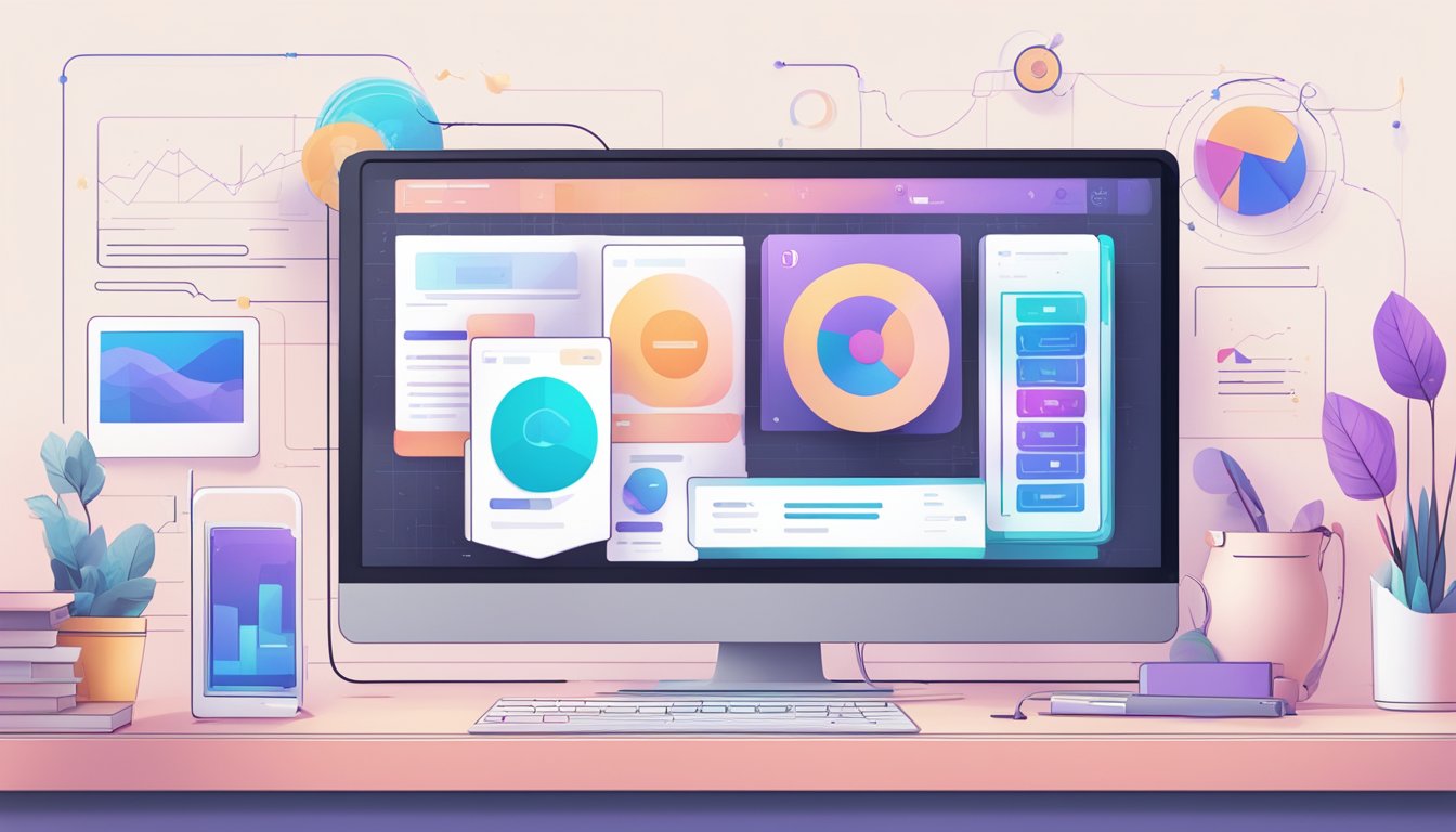 Et digitalt grensesnitt som viser Elementor Pros temabyggings- og dynamiske innholdsfunksjoner