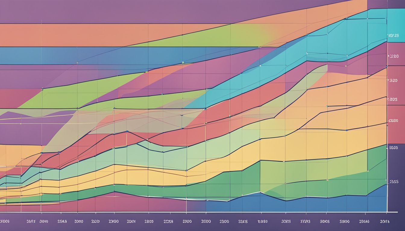 Et diagram som viser segmentert markedsanalyse med konkurransedyktig posisjonering