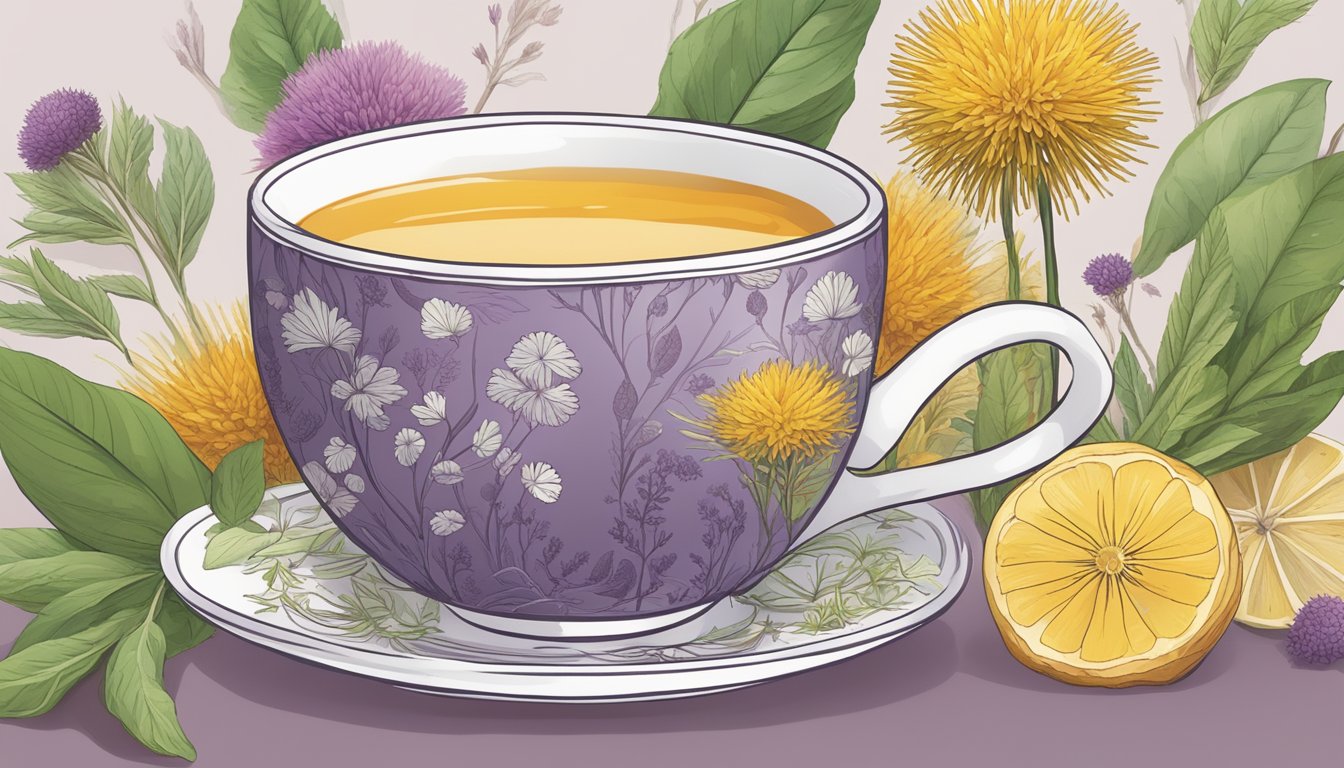 A variety of herbs and spices, such as ginger, dandelion, and burdock, are carefully blended together in a soothing cup of Yogi Tea Organic Detox Tea