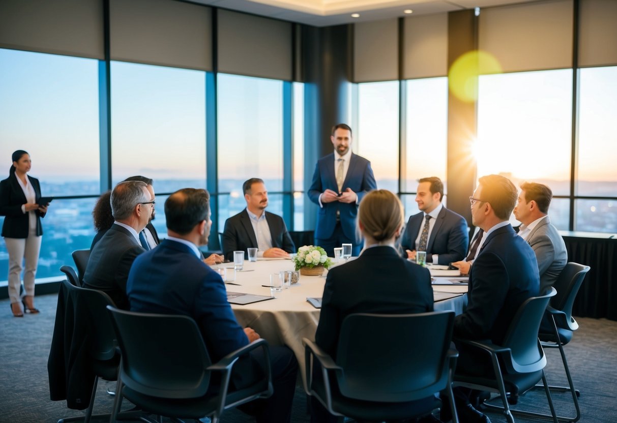 A group of commercial real estate appraisers in California attending a professional development and continuing education seminar