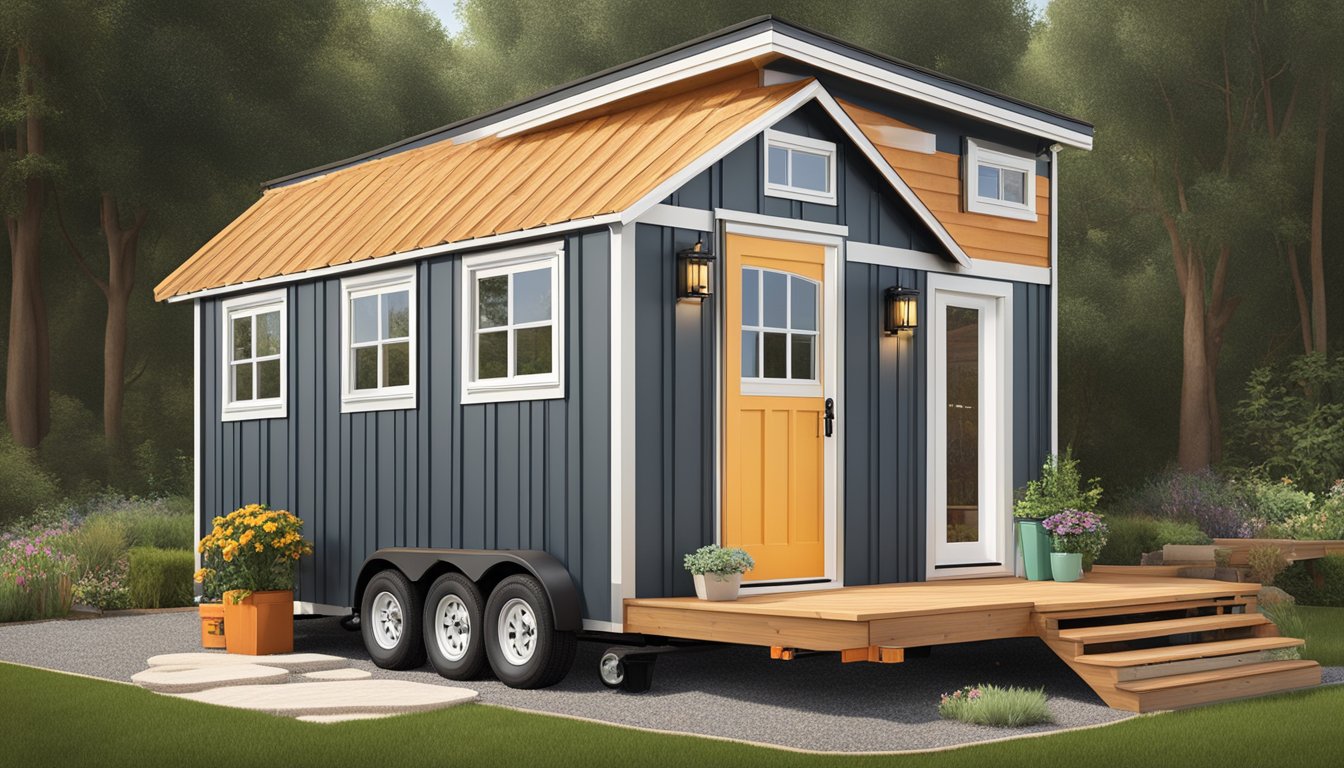 A tiny house kit from Home Depot with functional utilities and features