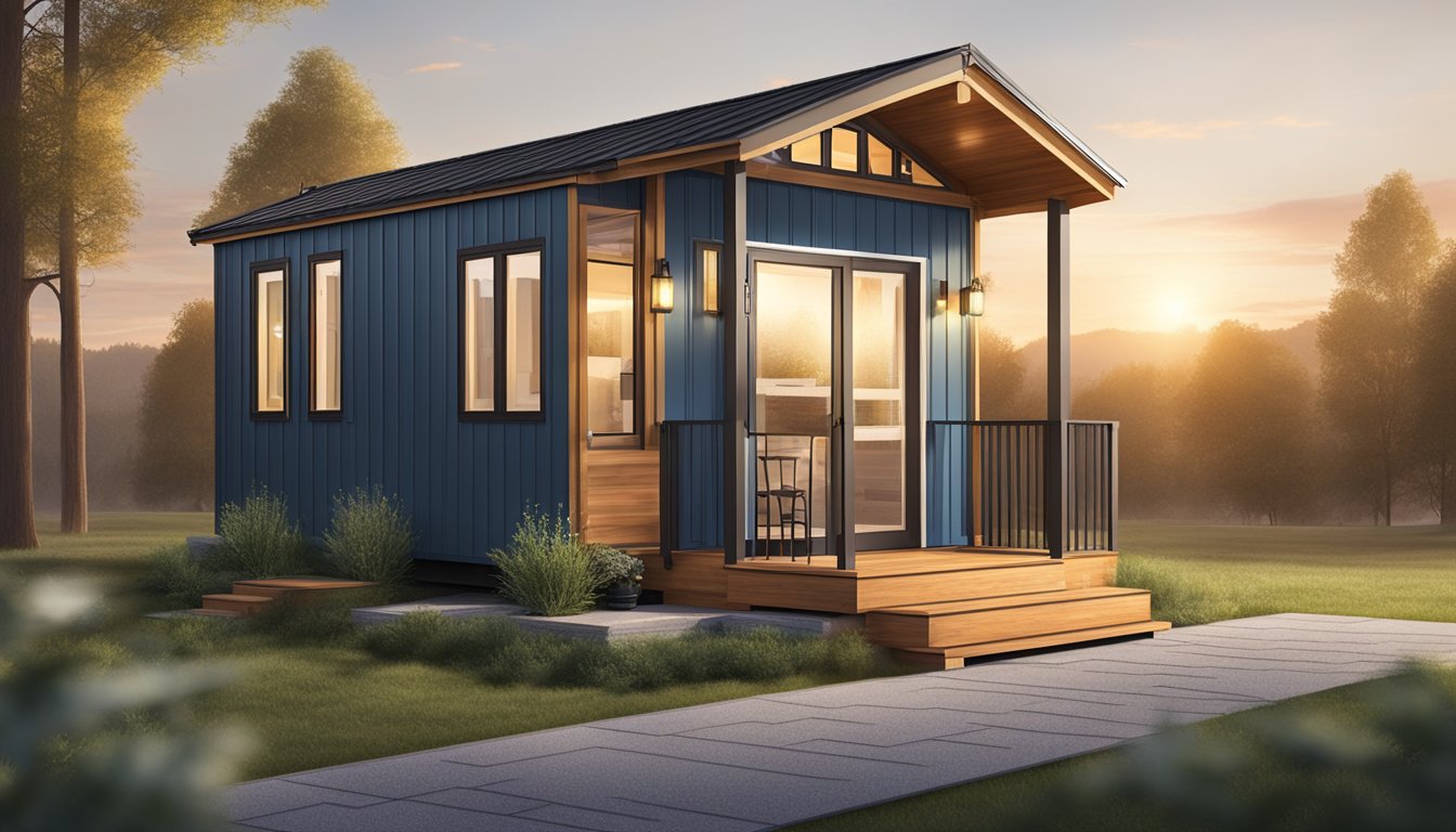 A 1200 sq ft tiny house with insulation and energy-efficient features