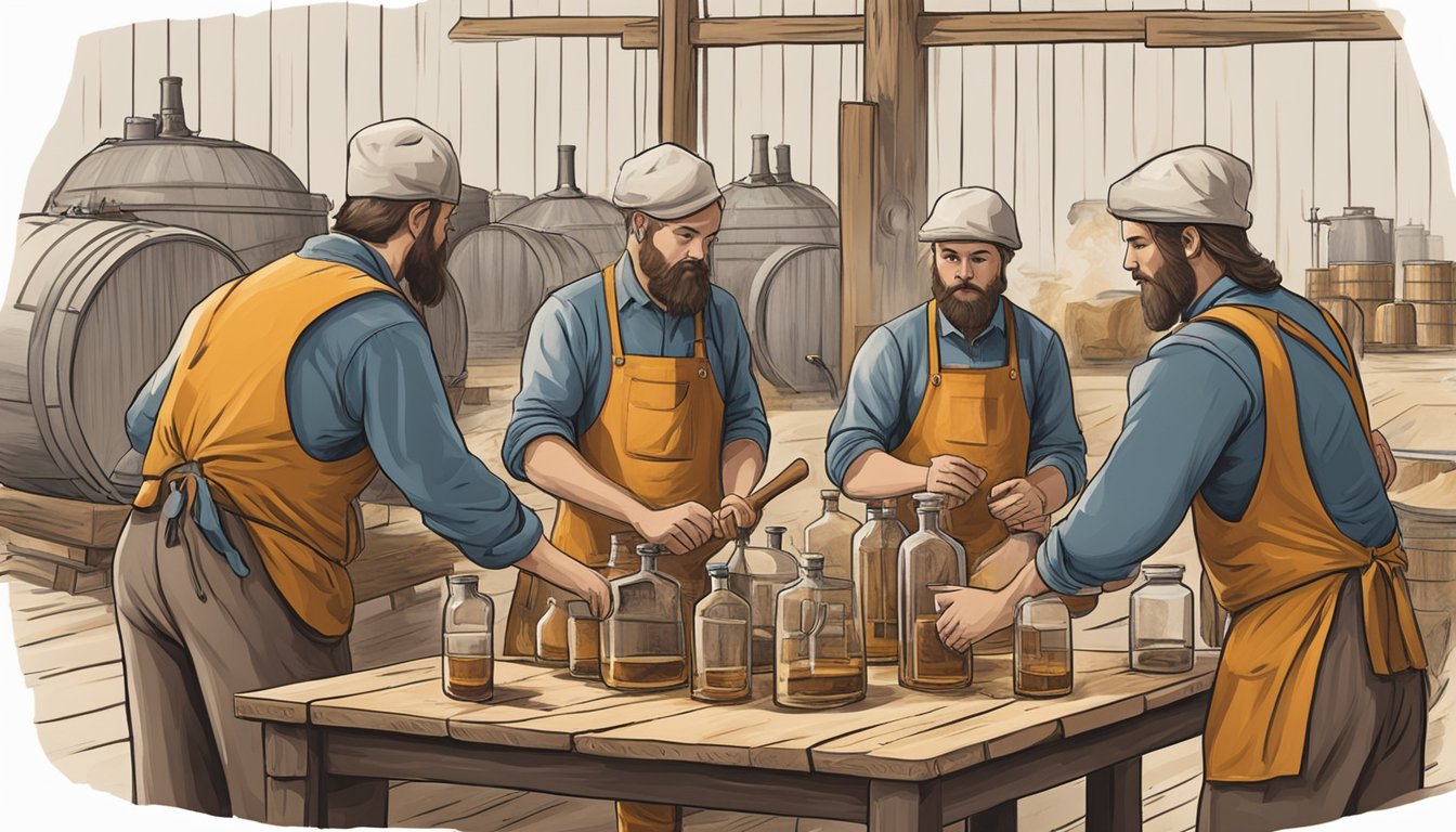 A group of distillers in Texas crafting aquavit using traditional Scandinavian methods