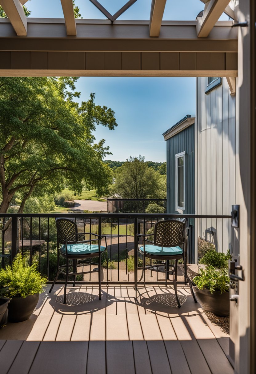 A sunny day in Waco, with 10 vacation rentals featuring outdoor spaces. Patios, gardens, and balconies offer relaxation and enjoyment for guests