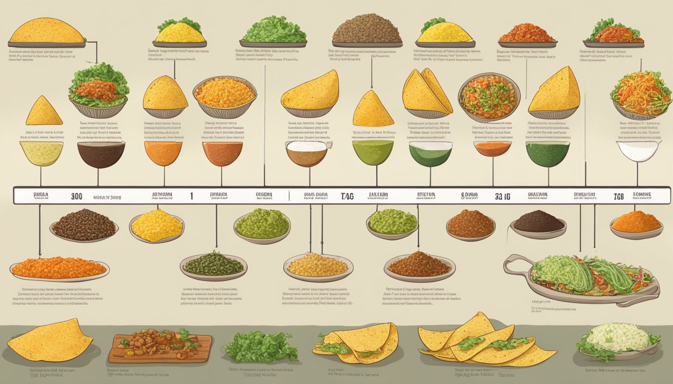 A timeline of taco fillings from ancient to modern Mexico