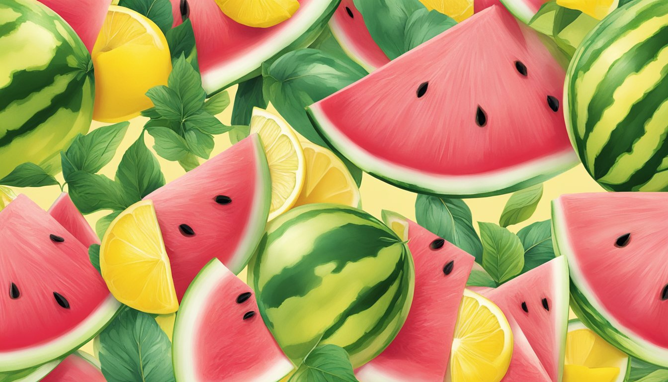 A refreshing watermelon lemonade scent fills the air at Bath and Body Works, with bright, juicy watermelon and zesty lemon illustrations adorning the packaging