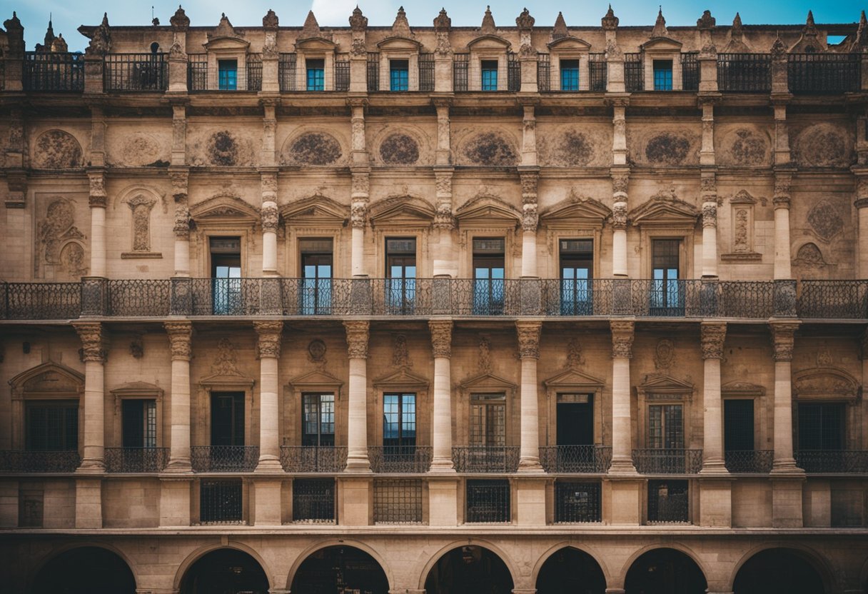 La histórica ciudad de Salamanca, rodeada de arquitectura antigua, mercados bulliciosos y una vibrante vida callejera.