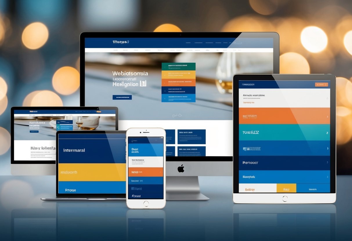 A website layout with multiple language options and clear navigation menus for international users