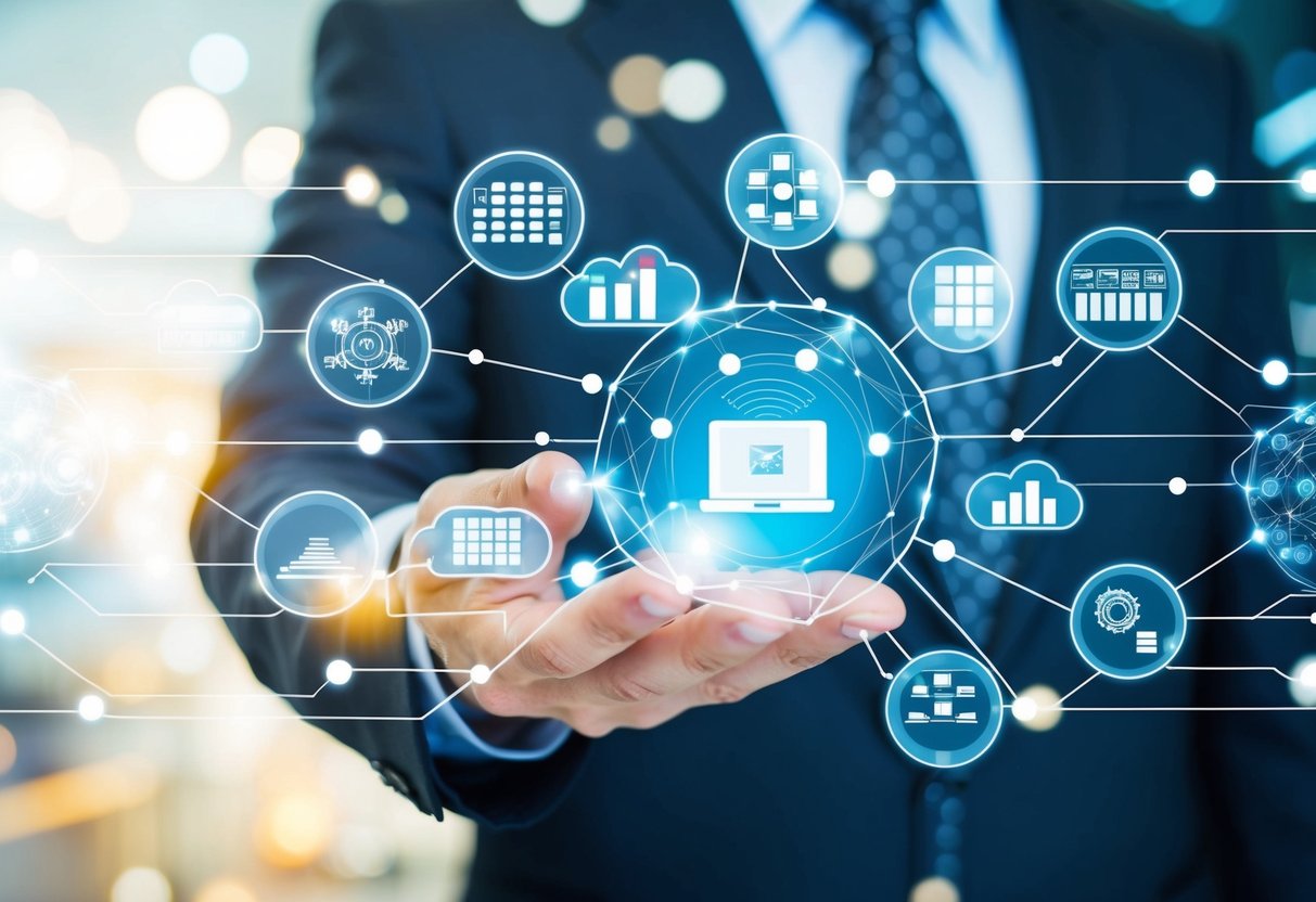 A network of interconnected devices analyzing and tracking data