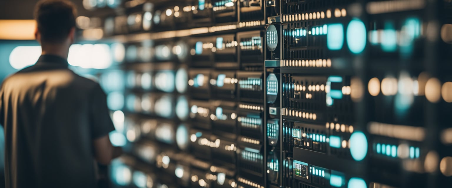 Eine Person wählt einen Hosting-Anbieter für den WordPress-Download aus.