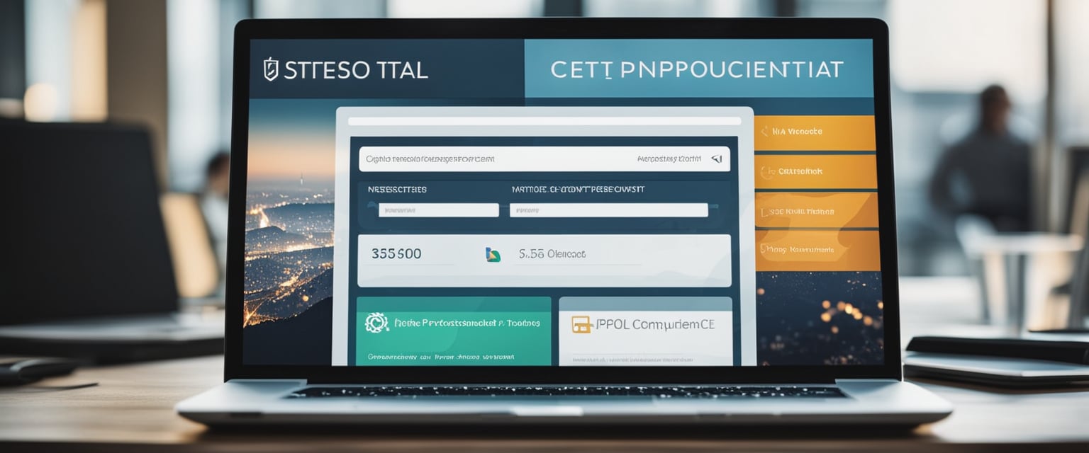 Ein Computerbildschirm, der ein WordPress-Dashboard zeigt, in dem die SSL-Zertifikateinstellungen aktiviert und die Option zur Durchsetzung von HTTPS ausgewählt sind.