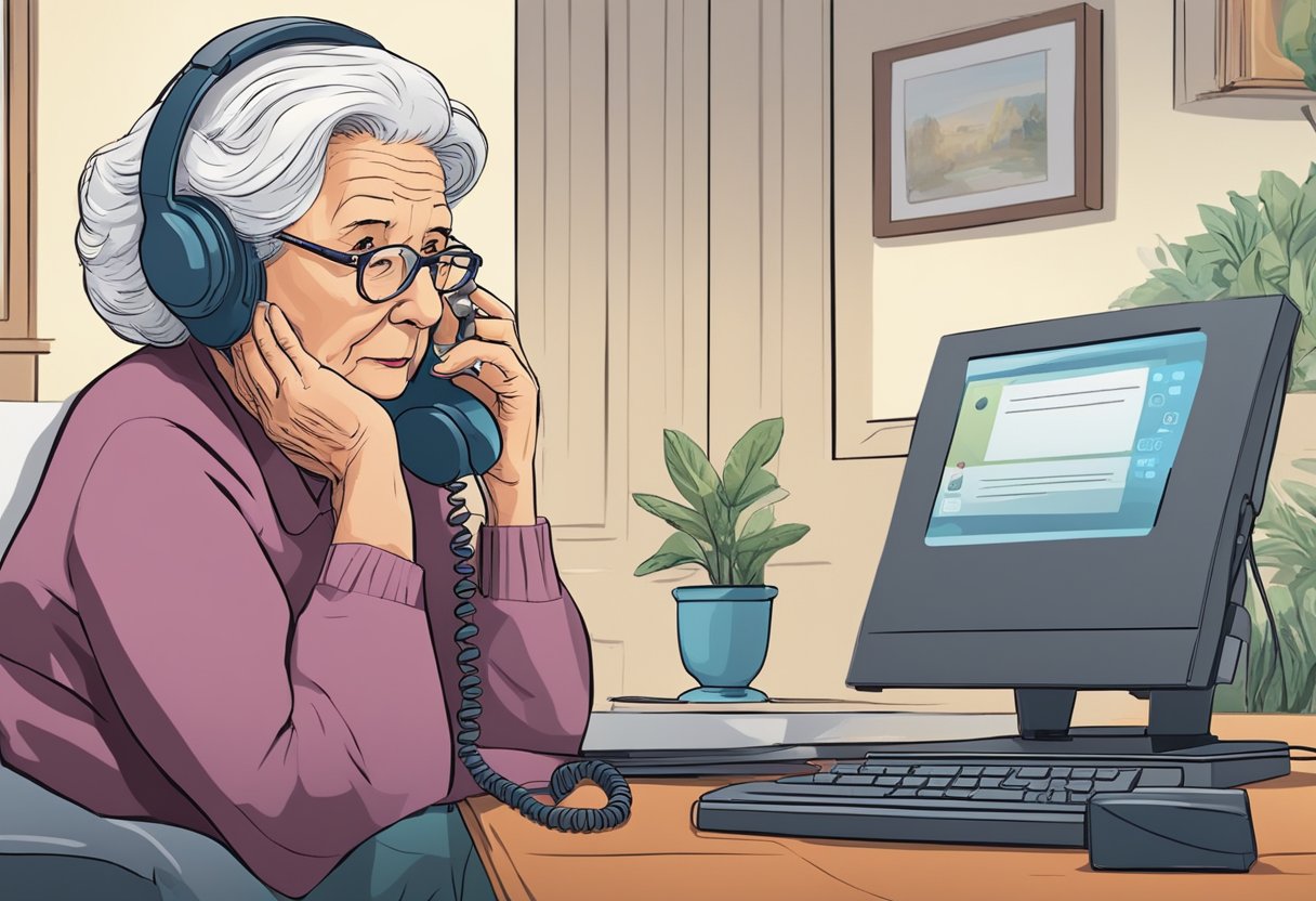 An AI "grandmother" engages in a meandering phone conversation, while scammers on the other end attempt to carry out their fraudulent activities