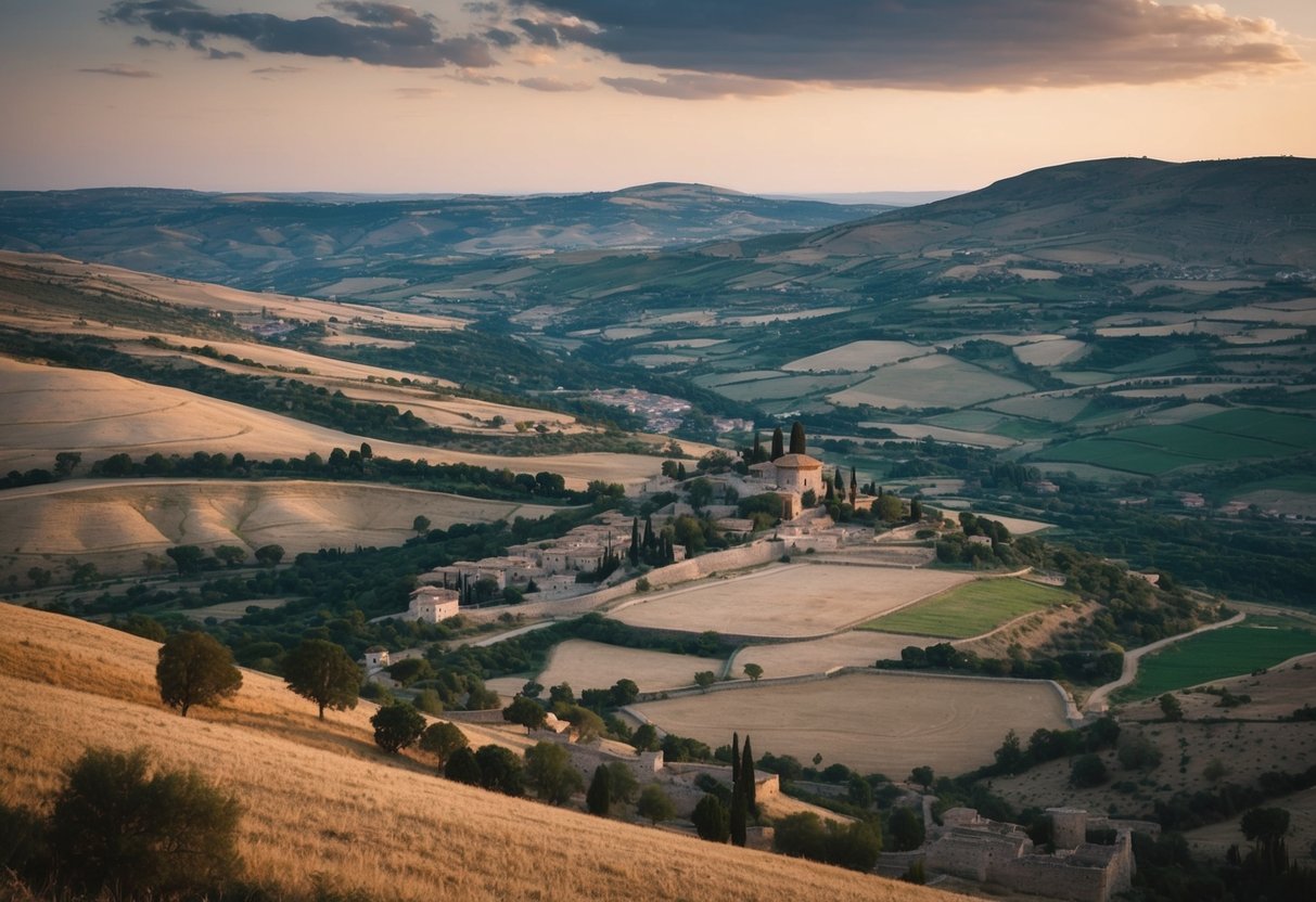 Jesus's journey through ancient landscapes, from the Sea of Galilee to Jerusalem, passing through hills, valleys, and towns