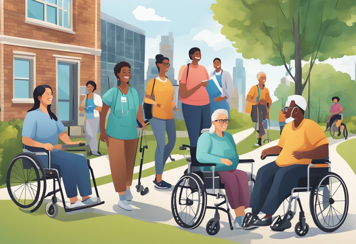 A diverse group of people with various medical conditions engage in outdoor activities, showcasing the wide range of conditions that qualify for the Disability Tax Credit in Ontario