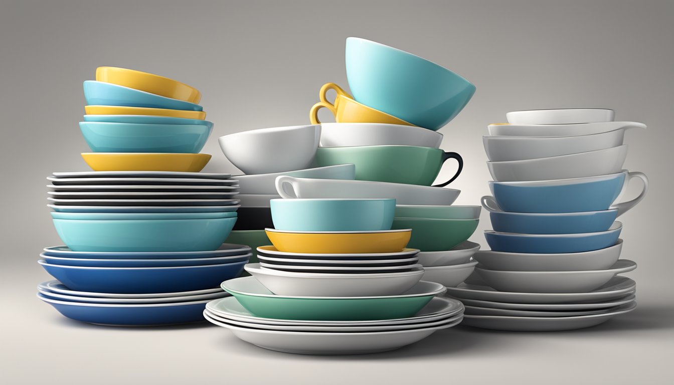 A stack of imported ceramic dishware with hidden lead hazards