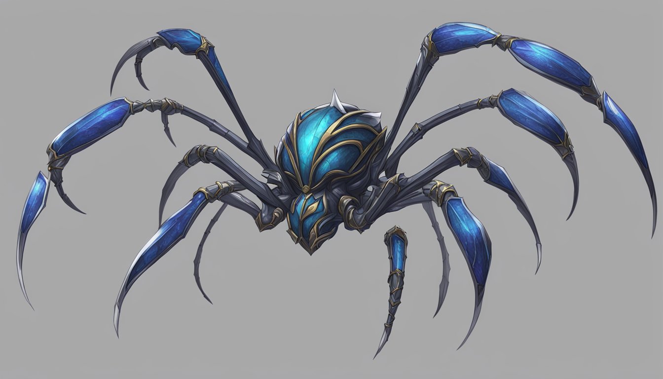 A detailed illustration of an Arachne Field Dressing of Striking from FFXIV, showcasing its intricate design and striking features