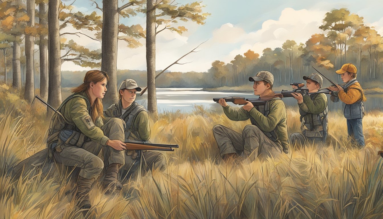 A group of young hunters in Rhode Island practice ethical wildlife conservation while hunting