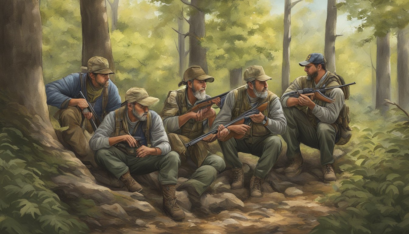 A group of hunters in the District of Columbia undergo assessment and certification for their education