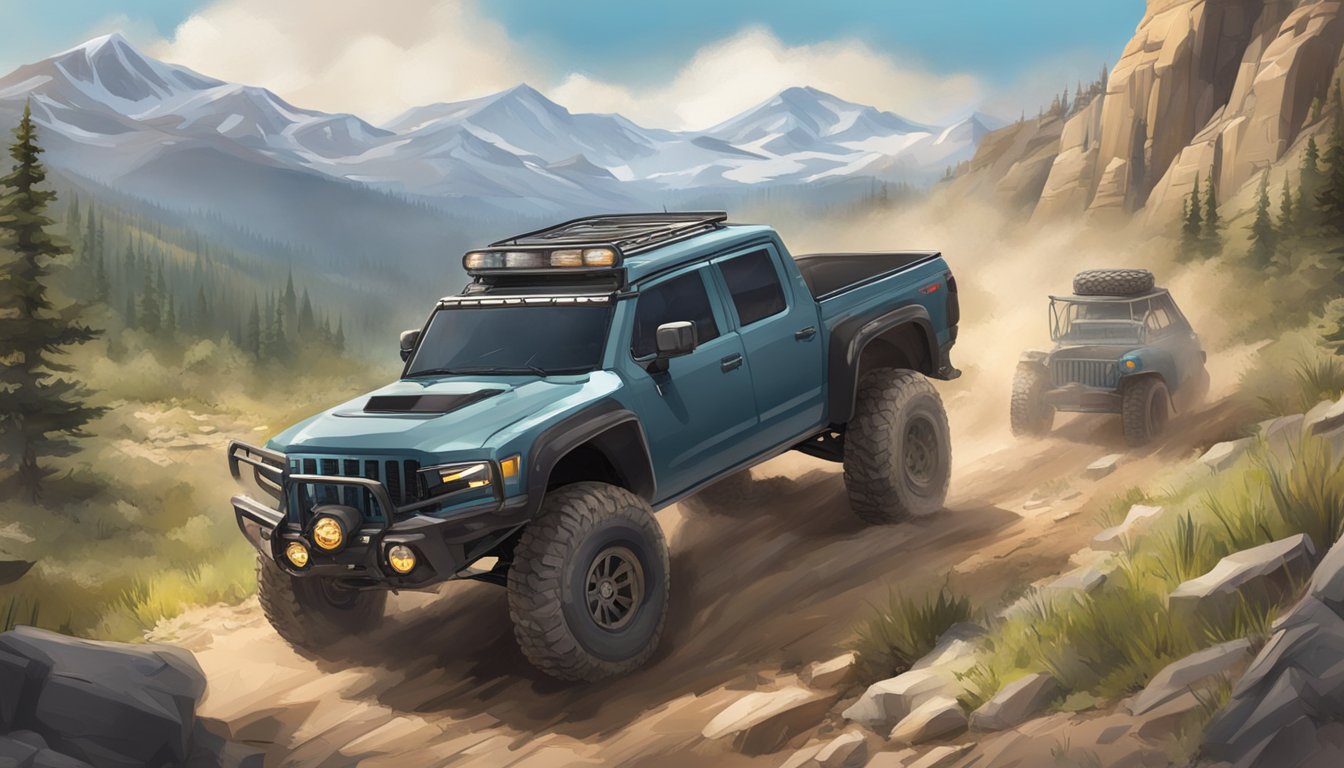 Mountain Raiders race through Colorado's rugged terrain, dodging obstacles and conquering challenges in the ultimate off-road game