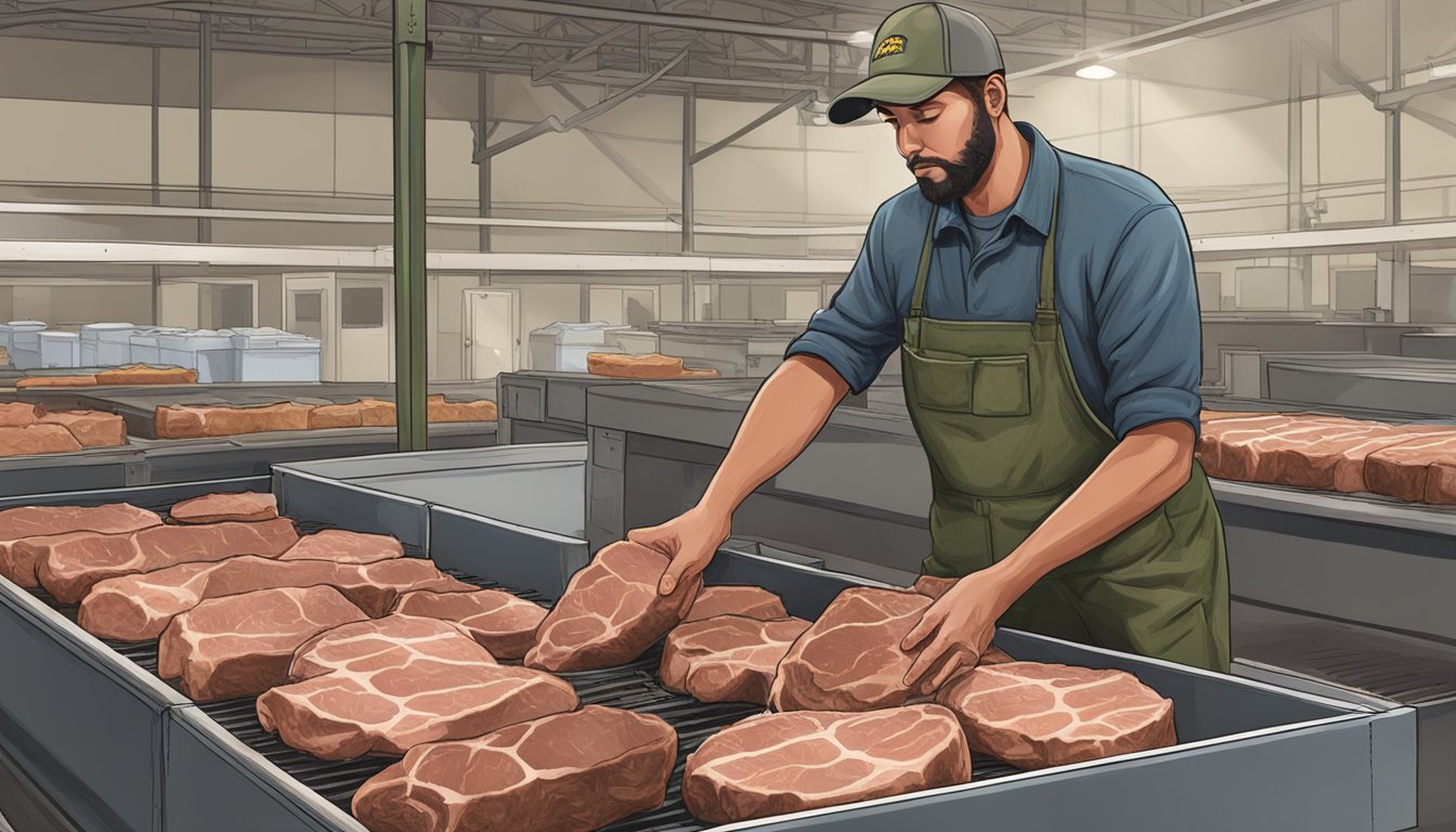 A hunter drops off a freshly harvested deer at a local game processing facility in Illinois, where the skilled staff prepare the meat for consumption