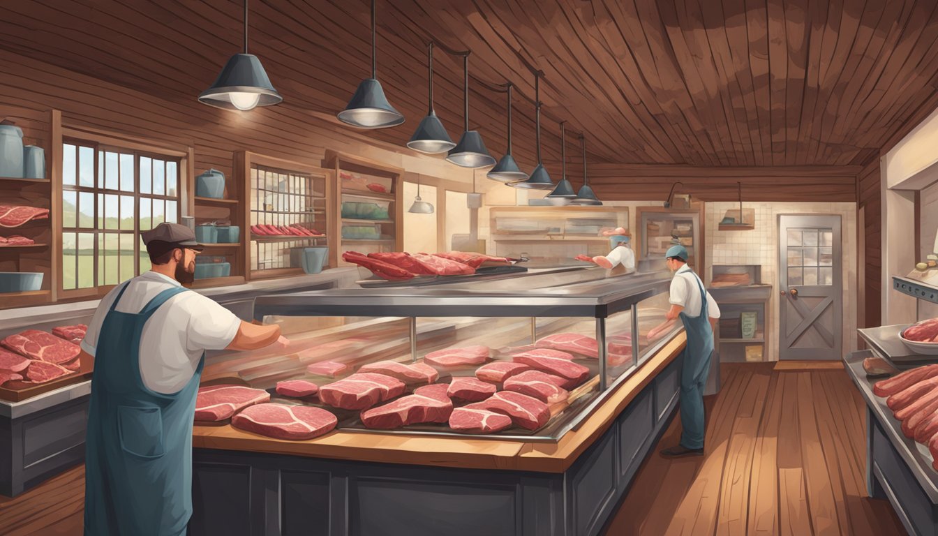 A rustic butcher shop in Pennsylvania processes game meat