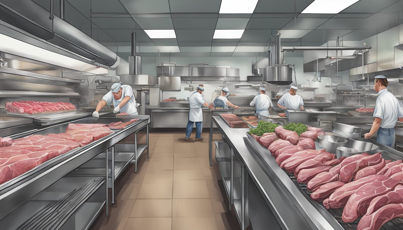 A bustling butchery in Pennsylvania processes game for Bridgewater Butchery