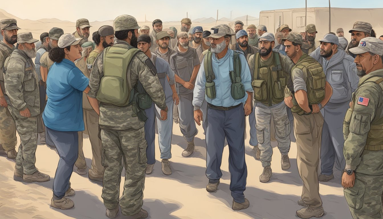 A group of veterans and military groups in Texas welcoming Afghan refugees with open arms and providing support and assistance