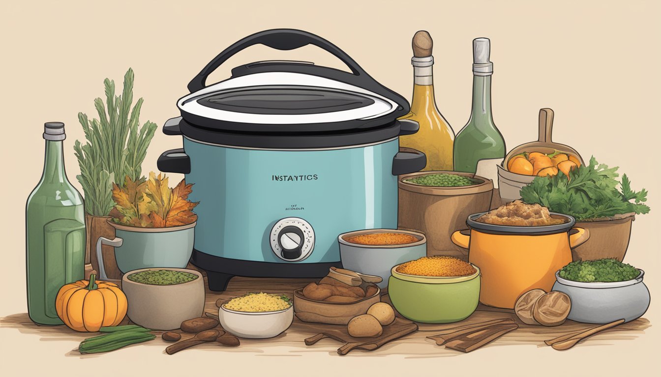 A Texan fall feast: Aromatics and broths simmering in slow cookers and instant pots, infusing the air with rich flavors