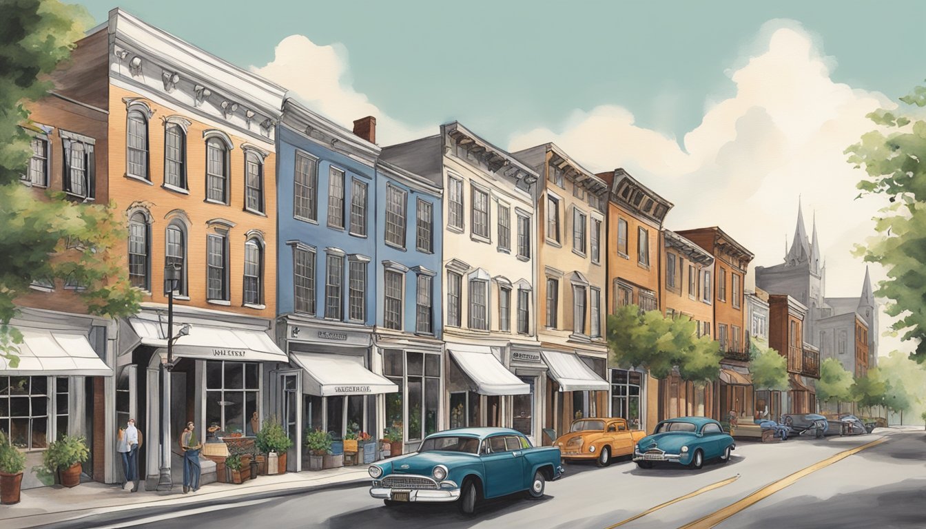 The historic buildings of Georgetown create a charming backdrop for 10 restaurants, each offering a unique culinary journey through time and flavors