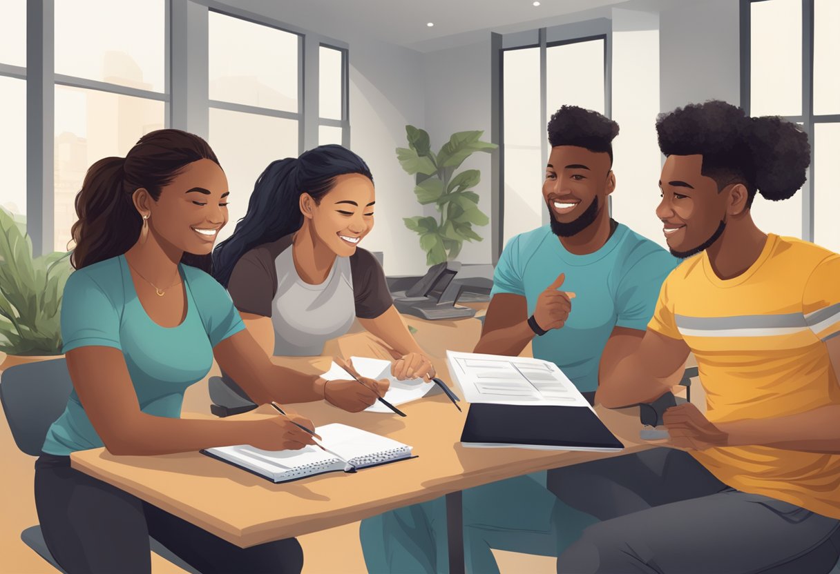 A group of ASU students receive financial aid and support for their healthy lifestyle and fitness science studies