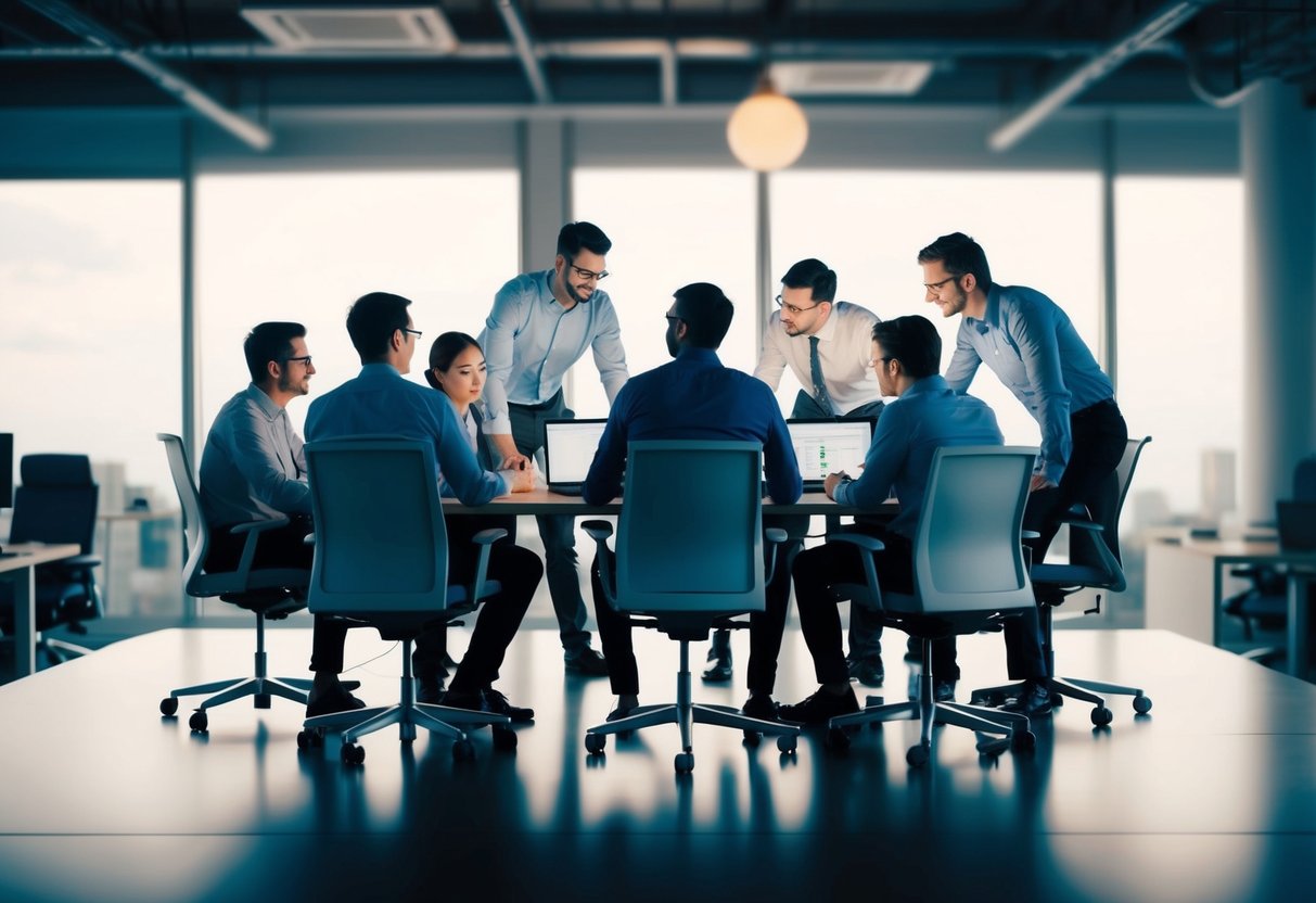 A team of developers facing a sudden spike in product development, working together to quickly adapt and deliver the necessary changes in an agile manner