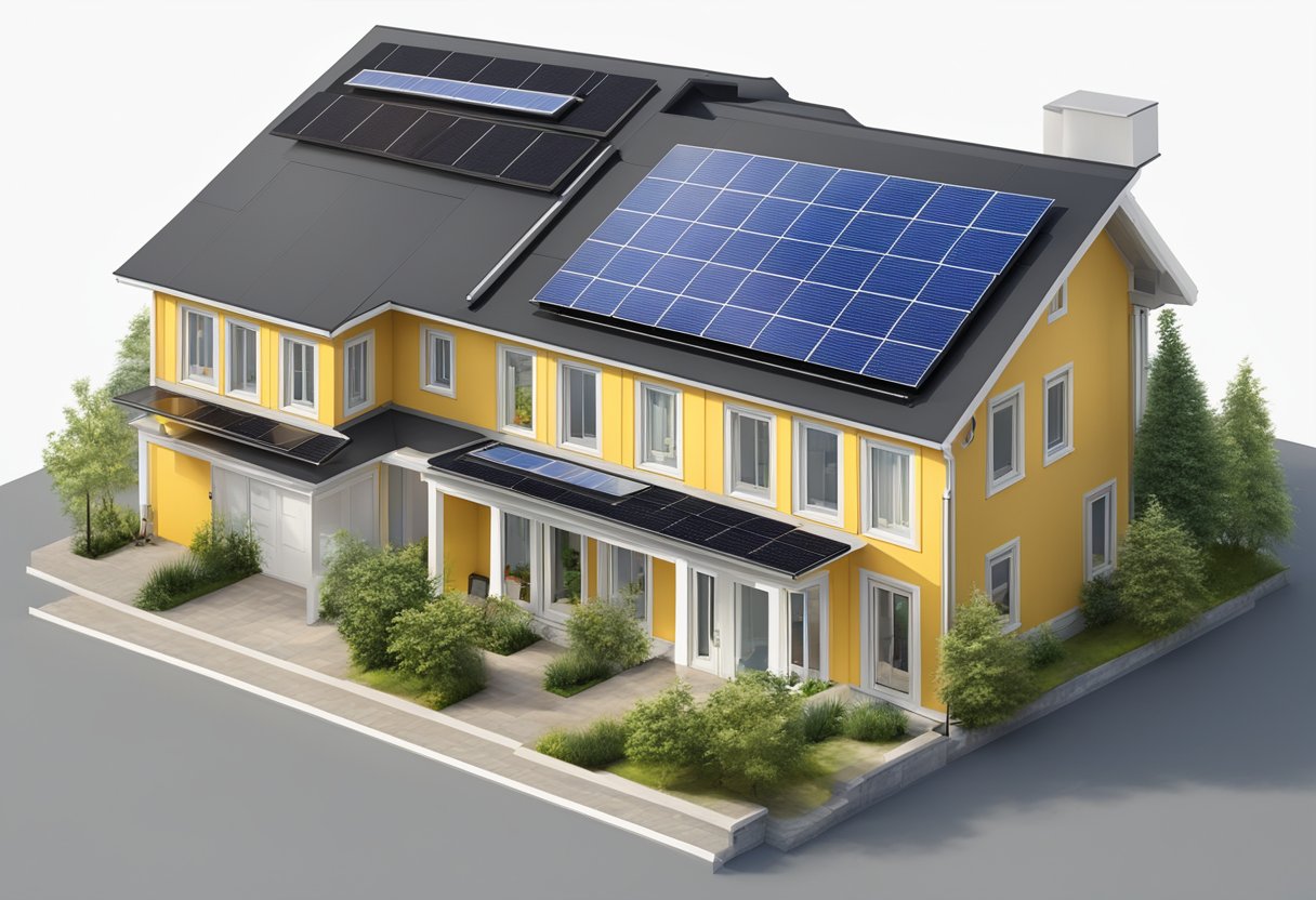 A solar generator seamlessly integrated with existing emergency systems