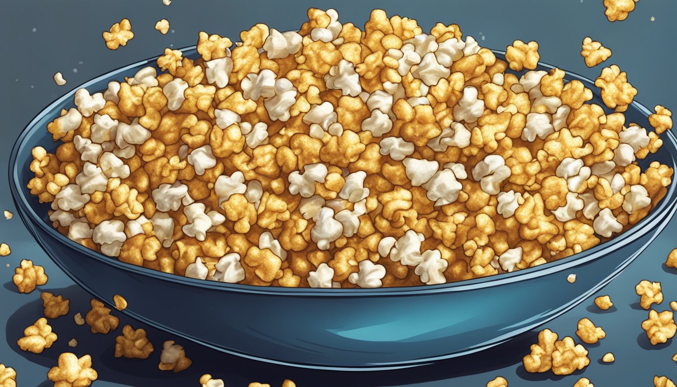 A sprinkle of seasoning reviving a charred bowl of popcorn