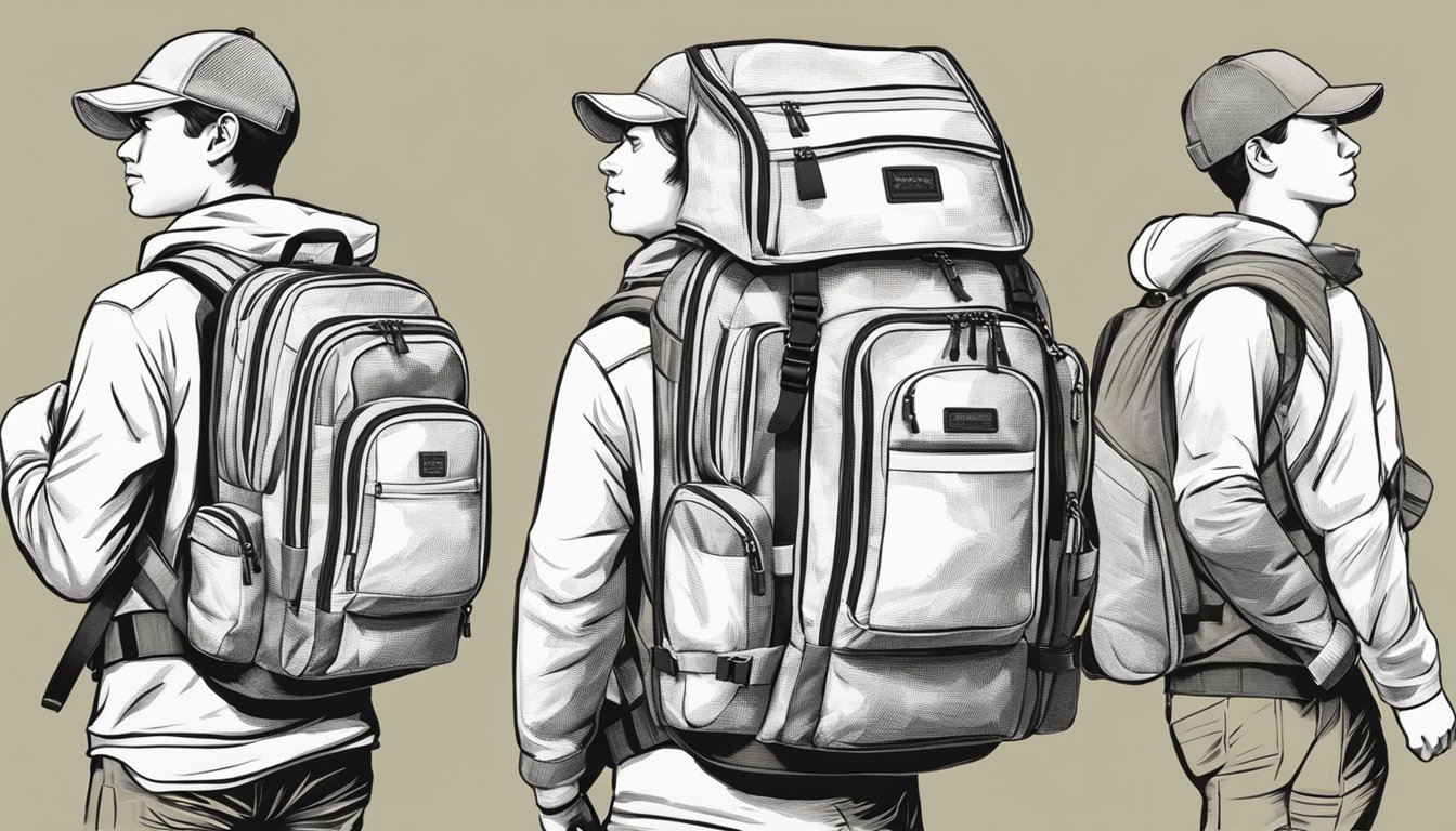 A young hunter carrying a lightweight, durable backpack with multiple pockets and compartments, designed specifically for youth hunters