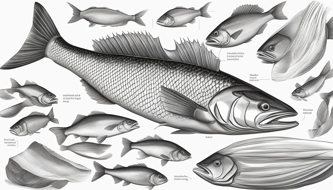 A fish being expertly filleted, with precise cuts maximizing meat and minimizing waste