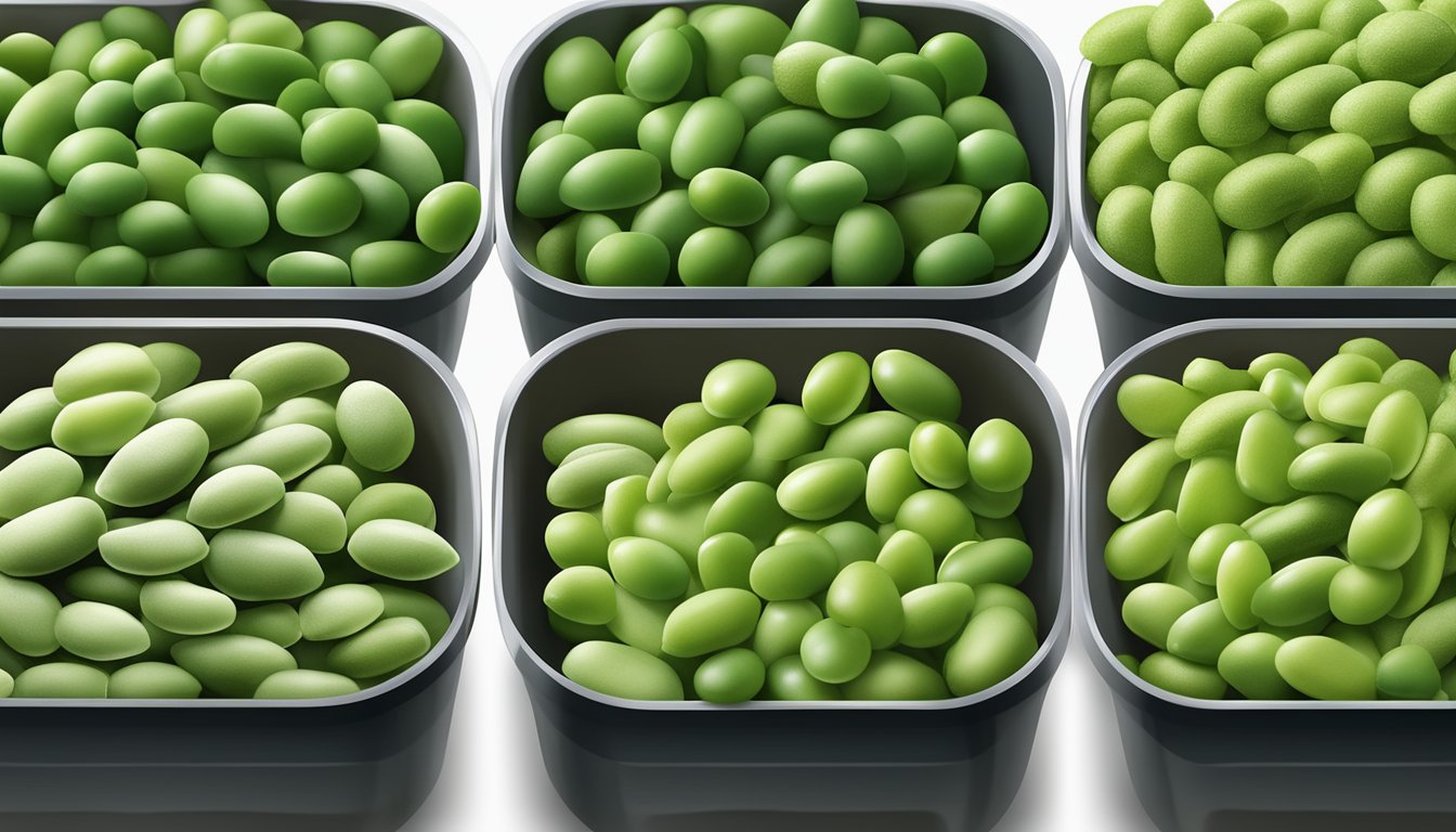 A comparison of fresh and frozen edamame beans, with a focus on their nutritional profiles