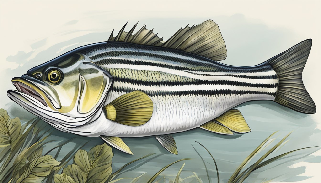 A hybrid striped bass is caught and then prepared for consumption with ethical and conservation-minded practices in mind