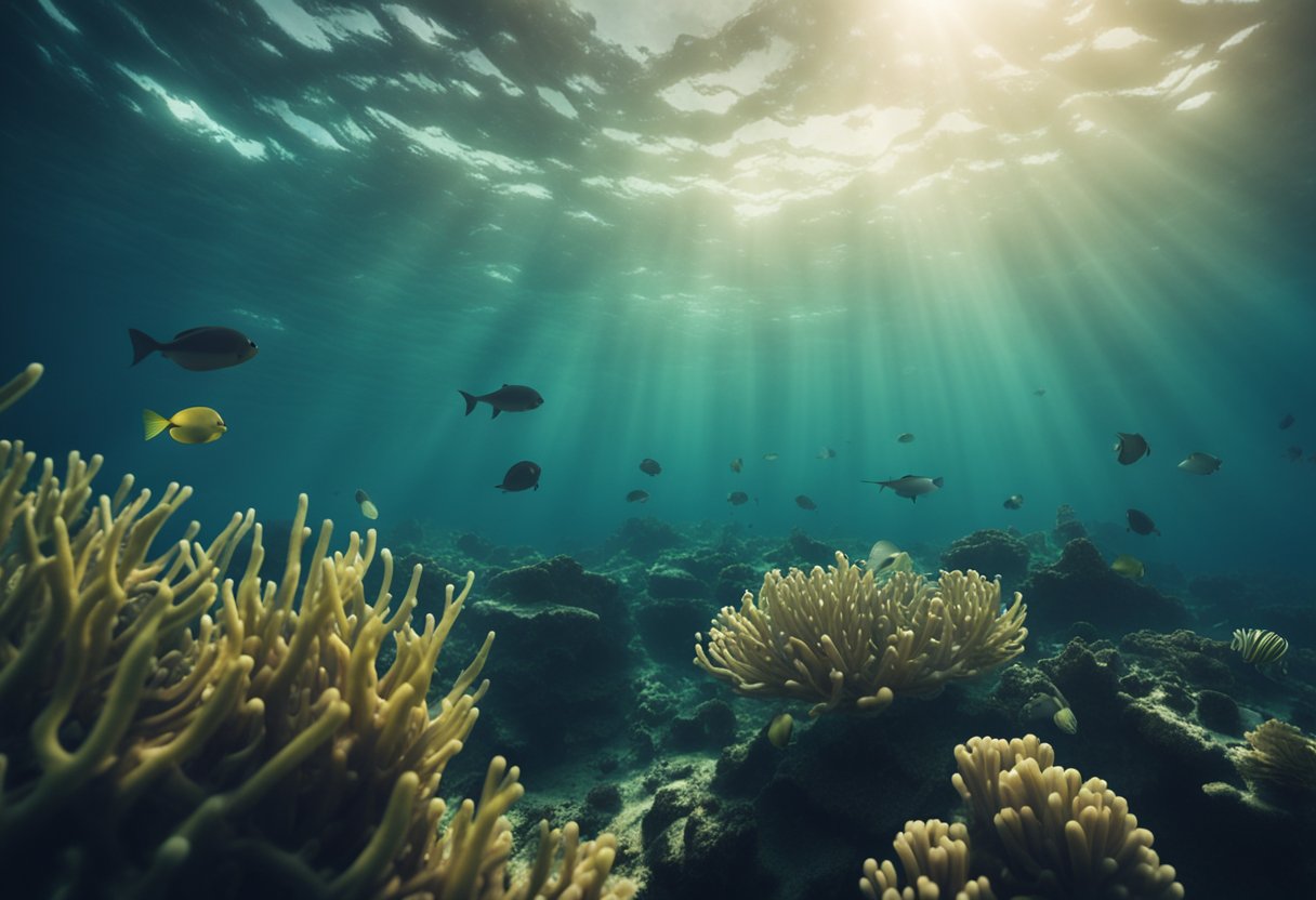 Sons subaquáticos misteriosos gravados nas profundezas do oceano, retratando a ciência dos sons subaquáticos