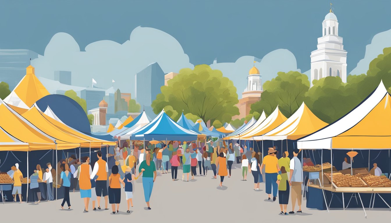 Colorful tents, filled with the aroma of sizzling souvlaki and sweet baklava, line the streets of the Indianapolis Greek Festival. Crowds of people gather to sample the best food festivals in Indiana