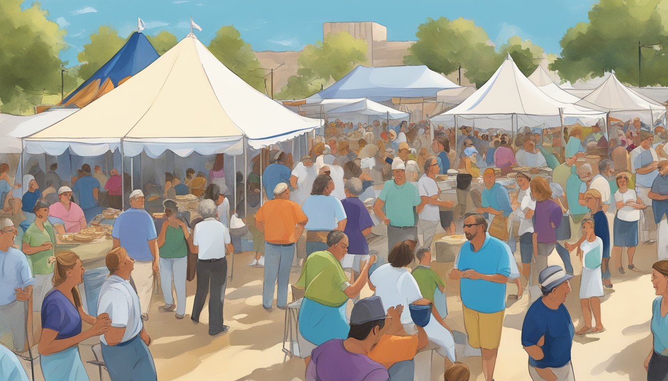 Crowds gather under colorful tents, savoring gyros and baklava. Music and laughter fill the air at the Tulsa Greek Festival