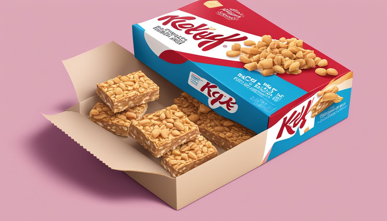 A stack of Kellogg's Special K protein meal bars overflowing from an open box