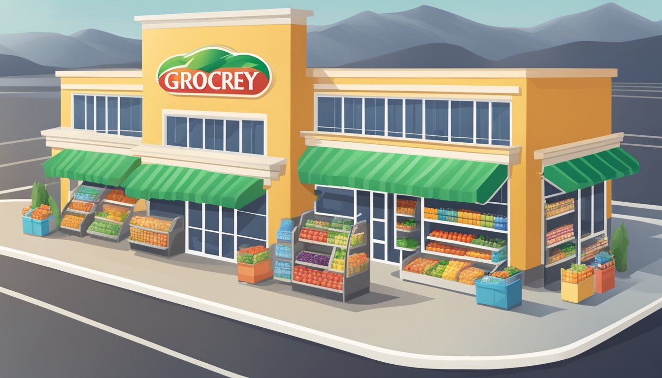 A grocery store chain with multiple locations and easy access for customers